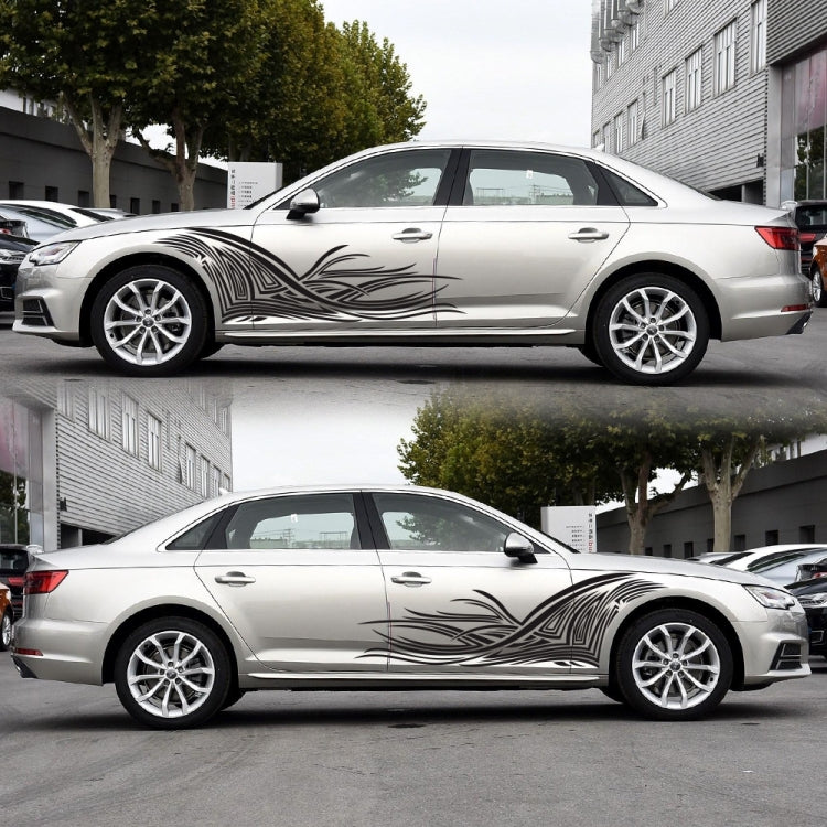 2 PCS/Set D-752 Lines Pattern Car Modified Decorative Sticker, D-752