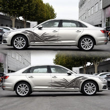 Load image into Gallery viewer, 2 PCS/Set D-752 Lines Pattern Car Modified Decorative Sticker, D-752