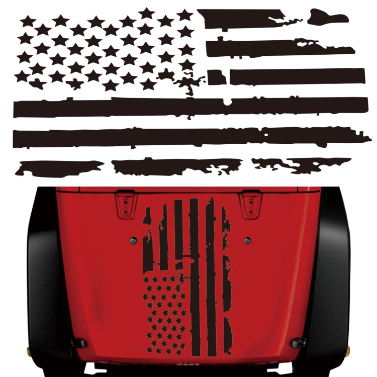 D-778 American Flag Pattern Car Modified Decorative Sticker, D-778