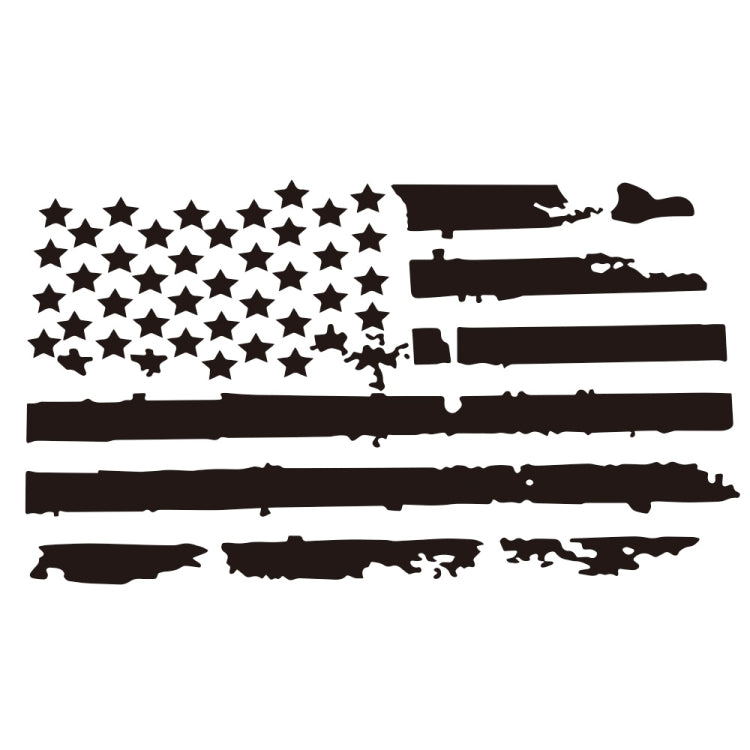 D-778 American Flag Pattern Car Modified Decorative Sticker, D-778