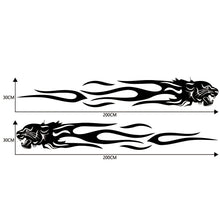 Load image into Gallery viewer, 2 PCS/Set D-815 Flame Lion Pattern Car Modified Decorative Sticker, D-815