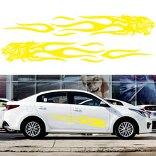 Load image into Gallery viewer, 2 PCS/Set D-815 Flame Lion Pattern Car Modified Decorative Sticker, D-815