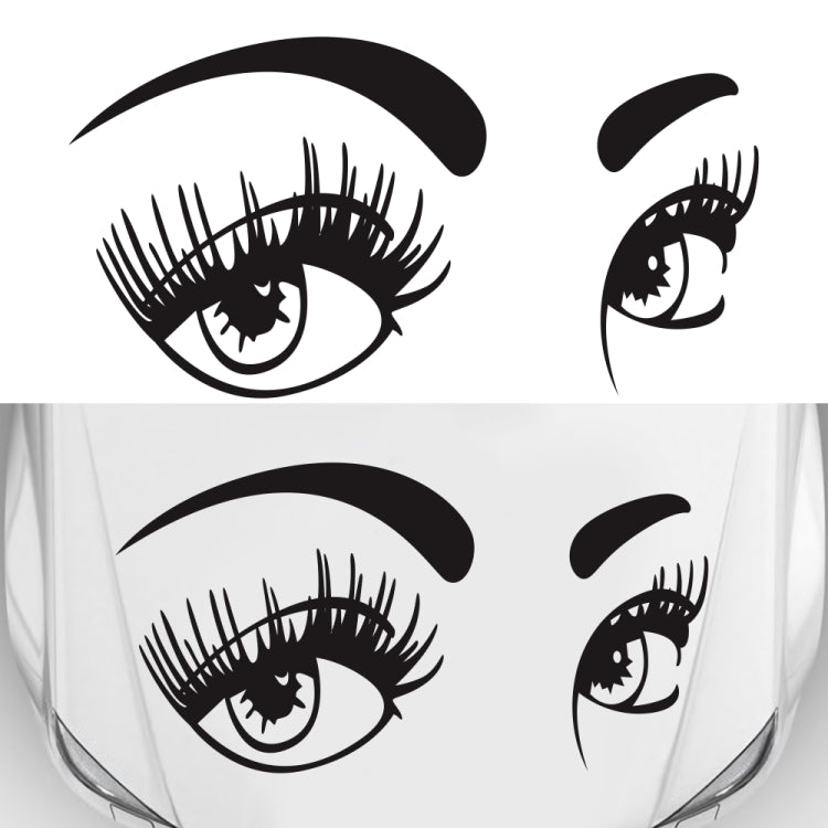 D-821 Beauty Eyes Pattern Car Modified Decorative Sticker, D-821