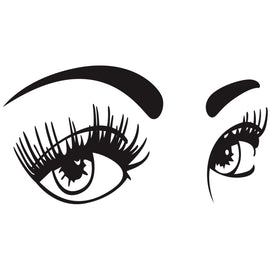 D-821 Beauty Eyes Pattern Car Modified Decorative Sticker, D-821
