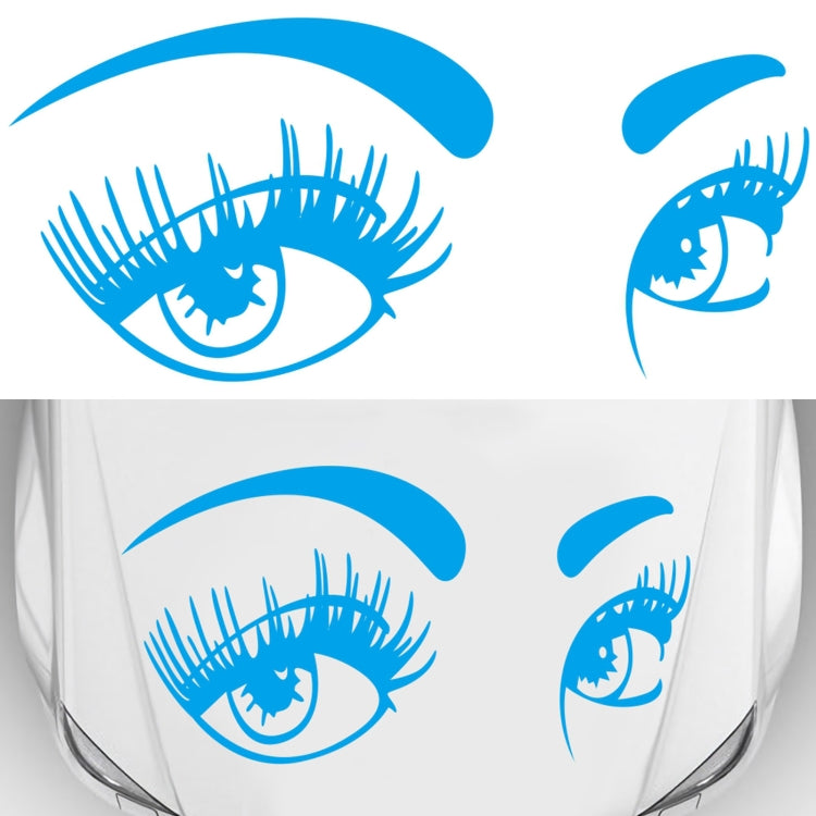 D-821 Beauty Eyes Pattern Car Modified Decorative Sticker, D-821