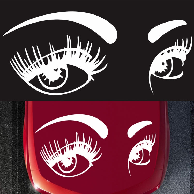 D-821 Beauty Eyes Pattern Car Modified Decorative Sticker, D-821