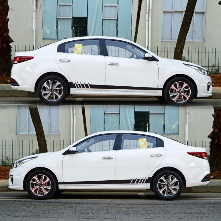 2 PCS/Set D-854 Stripe Pattern Car Modified Decorative Sticker, D-854