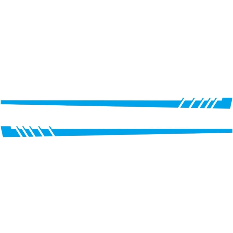 2 PCS/Set D-854 Stripe Pattern Car Modified Decorative Sticker, D-854