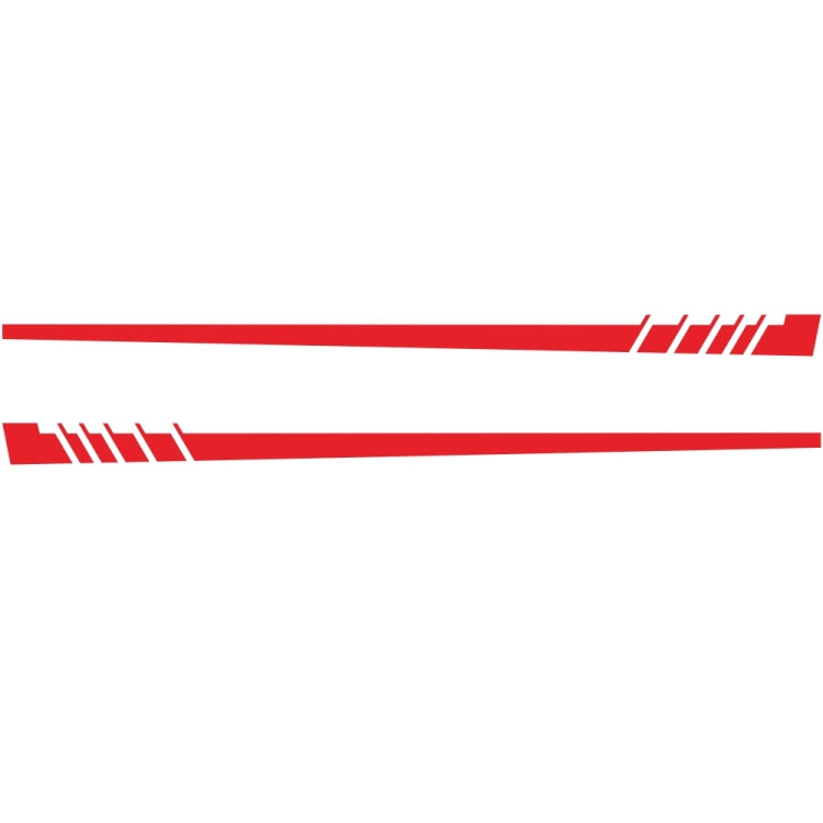 2 PCS/Set D-854 Stripe Pattern Car Modified Decorative Sticker, D-854