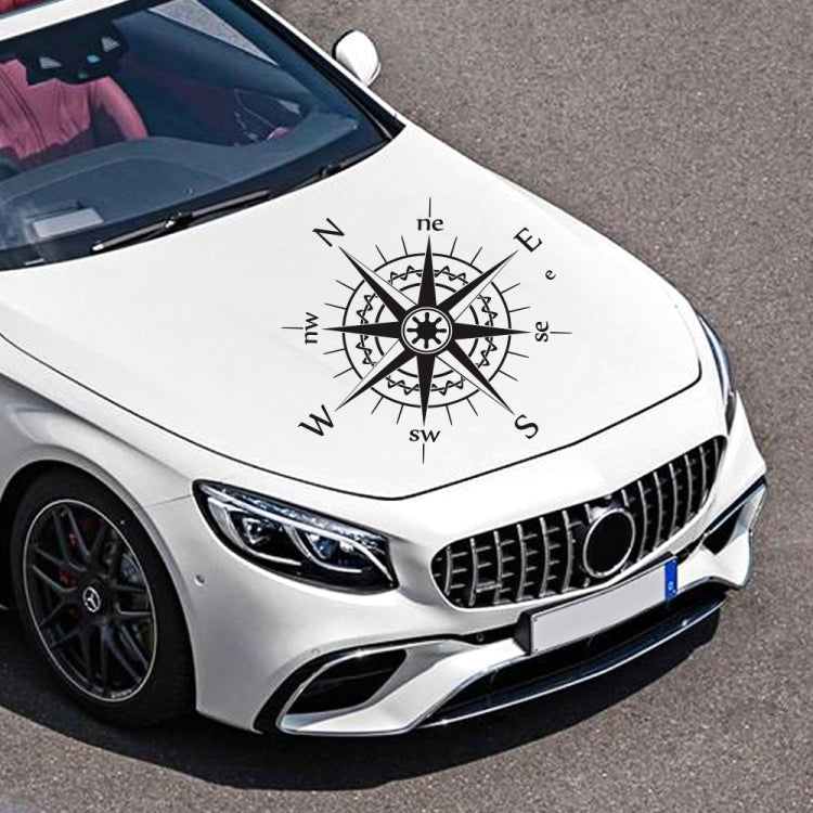 D-863 Compass Pattern Car Modified Decorative Sticker, D-863