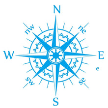 Load image into Gallery viewer, D-863 Compass Pattern Car Modified Decorative Sticker, D-863