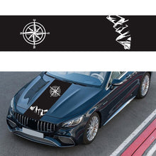 Load image into Gallery viewer, D-864 Compass Pattern Car Modified Decorative Sticker, D-864