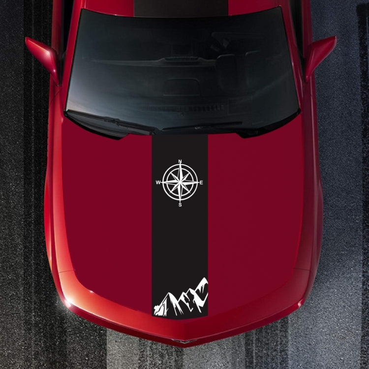 D-864 Compass Pattern Car Modified Decorative Sticker, D-864