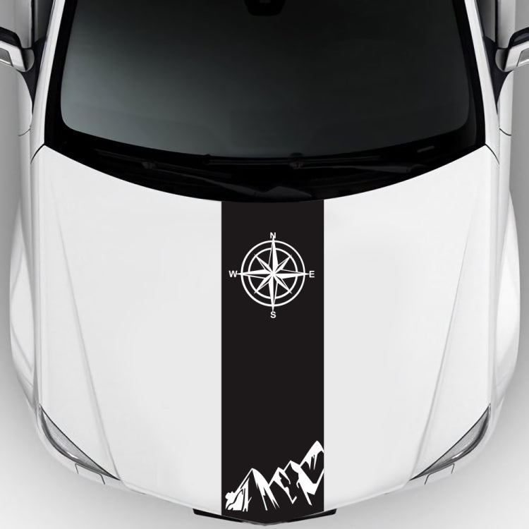 D-864 Compass Pattern Car Modified Decorative Sticker, D-864