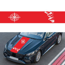 Load image into Gallery viewer, D-864 Compass Pattern Car Modified Decorative Sticker, D-864
