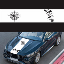 Load image into Gallery viewer, D-864 Compass Pattern Car Modified Decorative Sticker, D-864