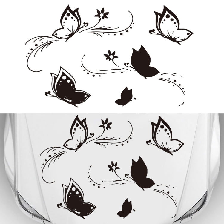 D-907 Butterflies Pattern Car Modified Decorative Sticker, D-907