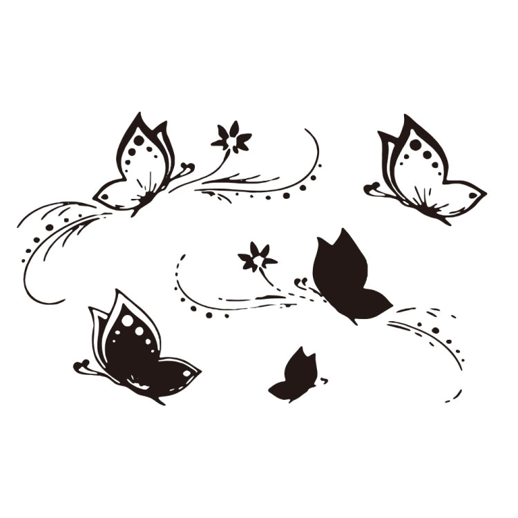 D-907 Butterflies Pattern Car Modified Decorative Sticker, D-907