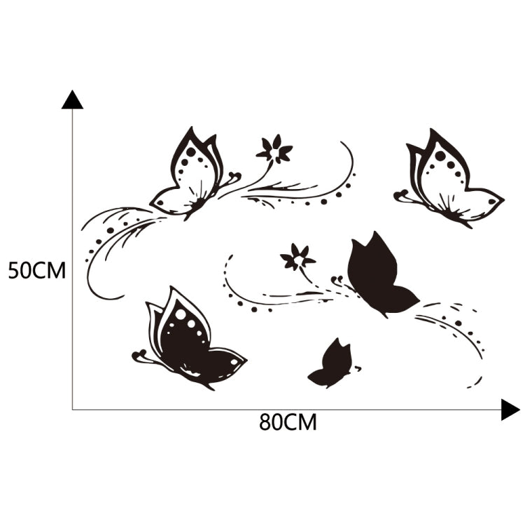 D-907 Butterflies Pattern Car Modified Decorative Sticker, D-907