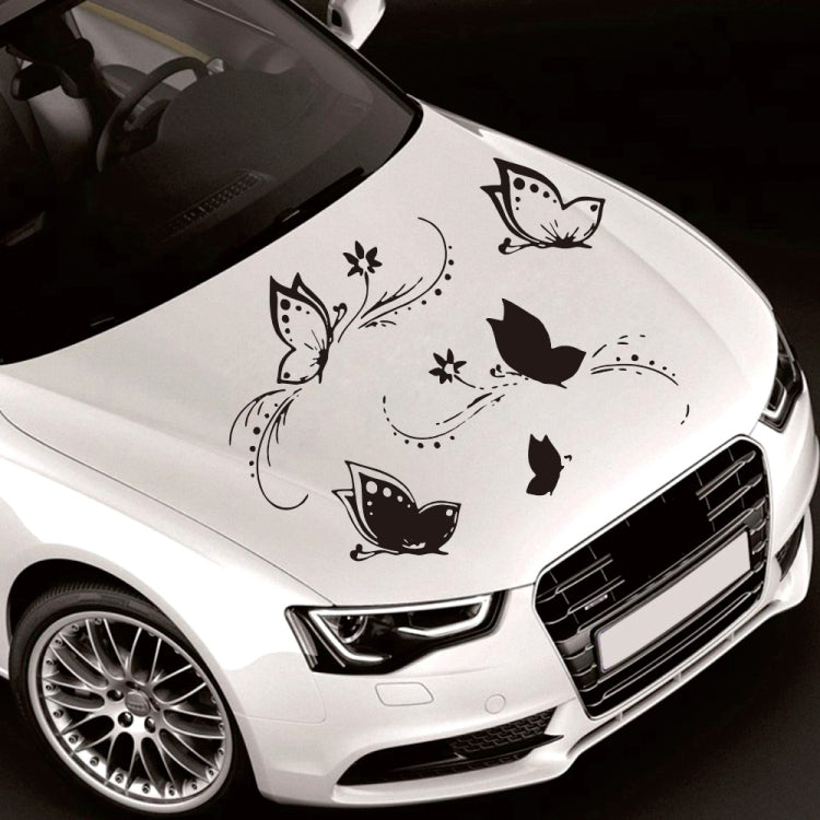 D-907 Butterflies Pattern Car Modified Decorative Sticker, D-907