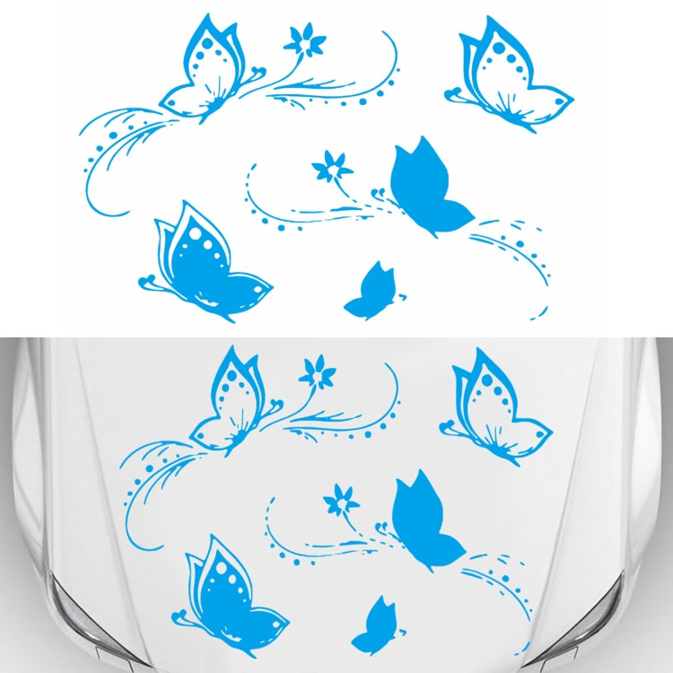 D-907 Butterflies Pattern Car Modified Decorative Sticker, D-907