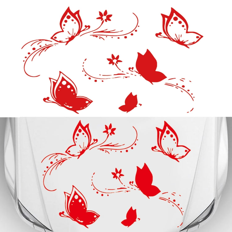 D-907 Butterflies Pattern Car Modified Decorative Sticker, D-907