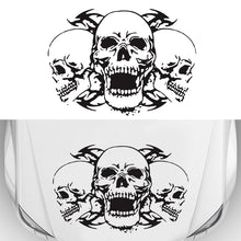 Load image into Gallery viewer, D-923 Three Skulls Pattern Car Modified Decorative Sticker, D-923