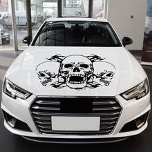 Load image into Gallery viewer, D-923 Three Skulls Pattern Car Modified Decorative Sticker, D-923