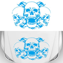 Load image into Gallery viewer, D-923 Three Skulls Pattern Car Modified Decorative Sticker, D-923