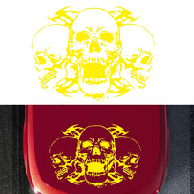 Load image into Gallery viewer, D-923 Three Skulls Pattern Car Modified Decorative Sticker, D-923