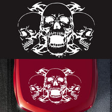 Load image into Gallery viewer, D-923 Three Skulls Pattern Car Modified Decorative Sticker, D-923