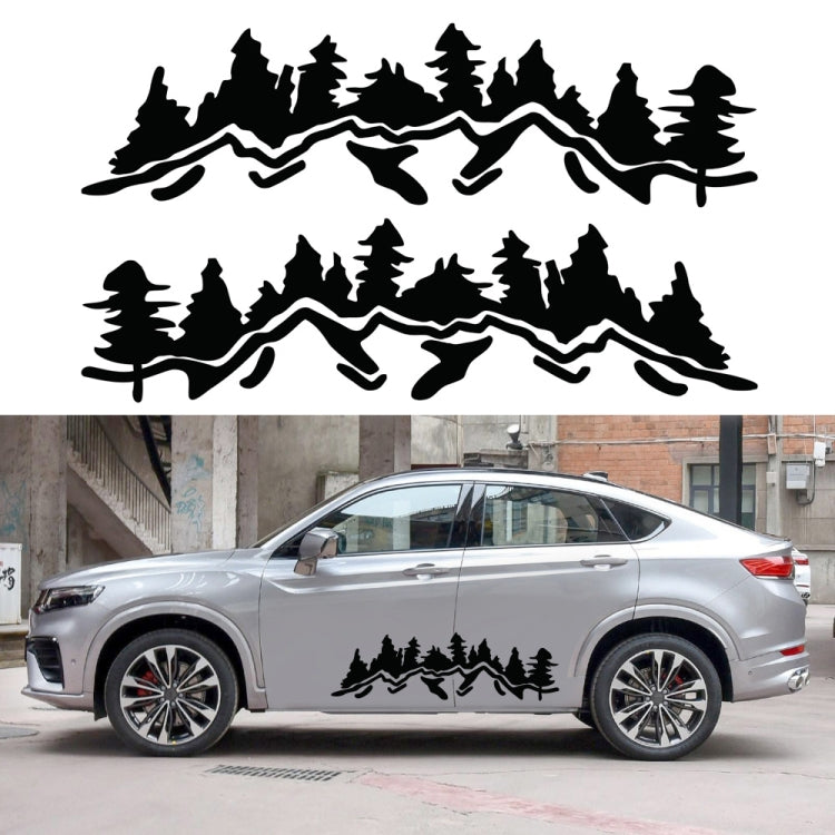 2 PCS/Set D-924 Mountain Woods Pattern Car Modified Decorative Sticker, D-924