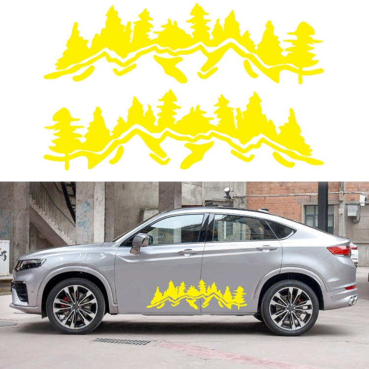 2 PCS/Set D-924 Mountain Woods Pattern Car Modified Decorative Sticker, D-924