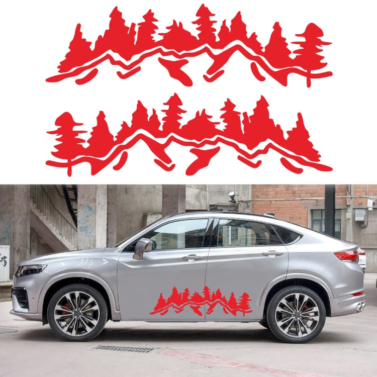 2 PCS/Set D-924 Mountain Woods Pattern Car Modified Decorative Sticker, D-924