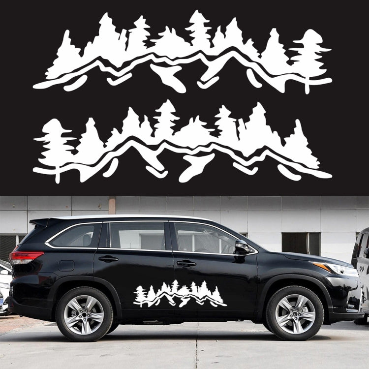 2 PCS/Set D-924 Mountain Woods Pattern Car Modified Decorative Sticker, D-924