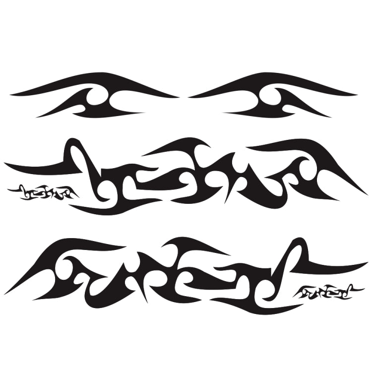 2 PCS/Set D-925 Flame Pattern Car Modified Decorative Sticker, D-925, D-924