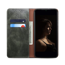 Load image into Gallery viewer, UItra Simple Wax Crazy Horse Texture Leather Phone Case, For Xiaomi Redmi K40S, For Xiaomi Redmi K50 / K50 Pro, For OPPO Realme 9i / A76 / A36