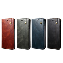 Load image into Gallery viewer, UItra Simple Wax Crazy Horse Texture Leather Phone Case, For Xiaomi Redmi K40S, For Xiaomi Redmi K50 / K50 Pro, For OPPO Realme 9i / A76 / A36