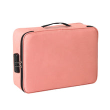 Load image into Gallery viewer, Large Capacity Multi-layers Foldable Fabric Document Storage Bag, Two Layers-Unlocked, Two Layers-Locked, Three Layers-Unlocked, Three Layers-Locked, Double Zipper-Locked