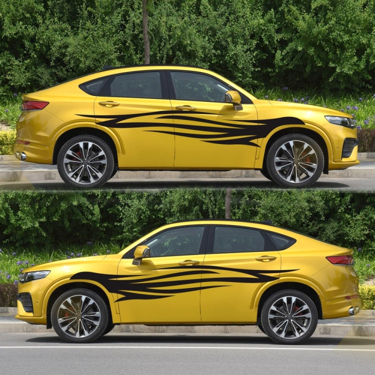2 PCS/Set D-926 Fire Totem Pattern Car Modified Decorative Sticker, D-926
