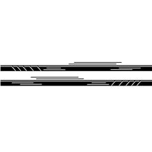 Load image into Gallery viewer, 2 PCS/Set D-932 Stripe Pattern Car Modified Decorative Sticker, D-932