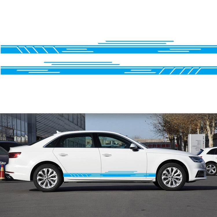 2 PCS/Set D-932 Stripe Pattern Car Modified Decorative Sticker, D-932