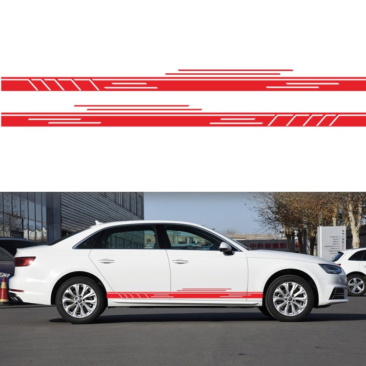 2 PCS/Set D-932 Stripe Pattern Car Modified Decorative Sticker, D-932