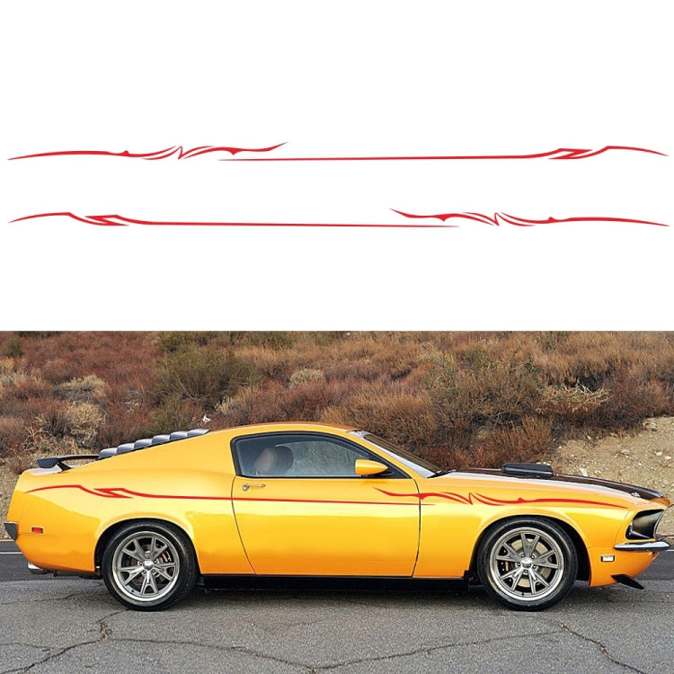 2 PCS/Set D-933 Lightning Pattern Car Modified Decorative Sticker, D-933