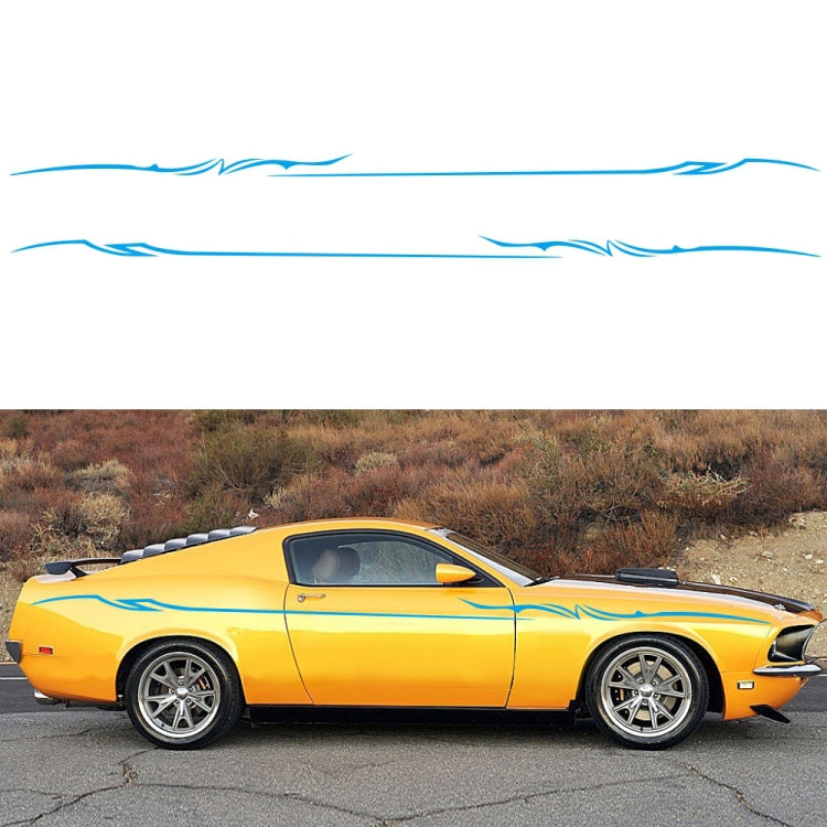 2 PCS/Set D-933 Lightning Pattern Car Modified Decorative Sticker, D-933