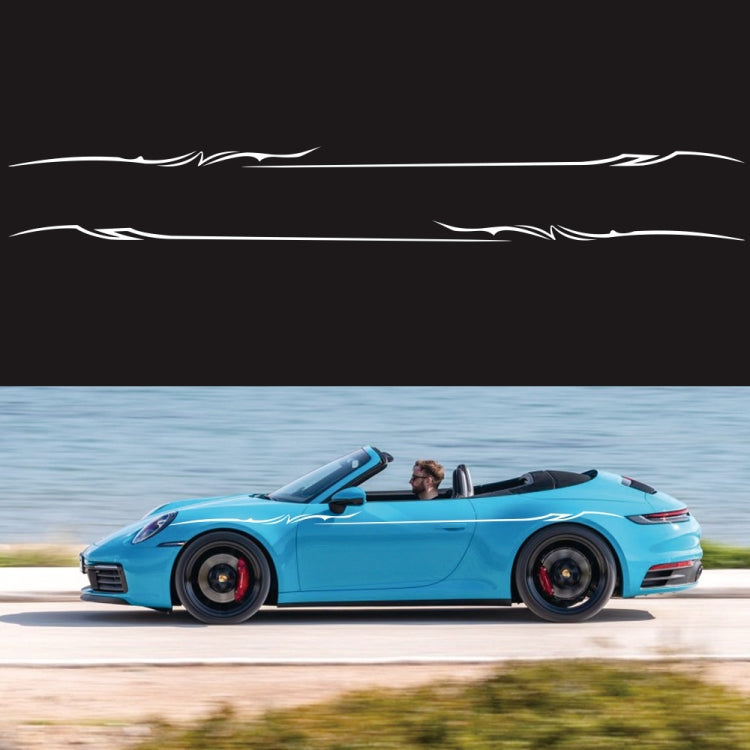 2 PCS/Set D-933 Lightning Pattern Car Modified Decorative Sticker, D-933