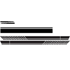 D-936 Stripe Pattern Car Modified Decorative Sticker, D-936
