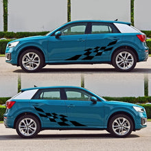 Load image into Gallery viewer, 2 PCS/Set D-943 Checkered Flag Pattern Car Modified Decorative Sticker, D-943