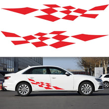 Load image into Gallery viewer, 2 PCS/Set D-943 Checkered Flag Pattern Car Modified Decorative Sticker, D-943