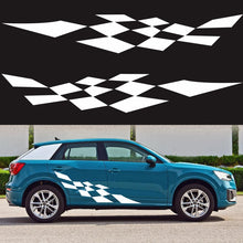 Load image into Gallery viewer, 2 PCS/Set D-943 Checkered Flag Pattern Car Modified Decorative Sticker, D-943
